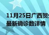 11月25日广西贺州最新疫情状况及贺州疫情最新确诊数详情