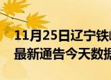 11月25日辽宁铁岭最新发布疫情及铁岭疫情最新通告今天数据
