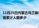 11月25日内蒙古乌兰察布疫情新增多少例及乌兰察布新冠疫情累计人数多少