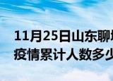 11月25日山东聊城疫情情况数据及聊城新冠疫情累计人数多少