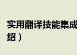 实用翻译技能集成（关于实用翻译技能集成介绍）