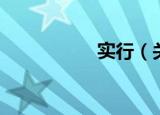 实行（关于实行介绍）