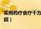 实用药疗食疗千方（关于实用药疗食疗千方介绍）