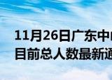 11月26日广东中山疫情人数总数及中山疫情目前总人数最新通报