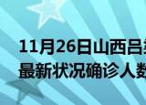 11月26日山西吕梁疫情最新情况及吕梁疫情最新状况确诊人数
