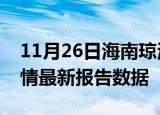 11月26日海南琼海疫情最新确诊数及琼海疫情最新报告数据