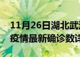 11月26日湖北武汉疫情新增病例详情及武汉疫情最新确诊数详情