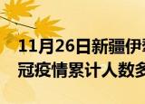 11月26日新疆伊犁疫情新增多少例及伊犁新冠疫情累计人数多少