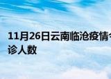 11月26日云南临沧疫情今天多少例及临沧最新疫情共多少确诊人数