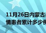 11月26日内蒙古赤峰今日疫情通报及赤峰疫情患者累计多少例了