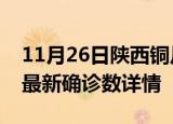 11月26日陕西铜川最新疫情状况及铜川疫情最新确诊数详情
