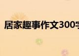 居家趣事作文300字大全（作文300字大全）
