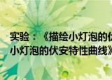 实验：《描绘小灯泡的伏安特性曲线》（关于实验：《描绘小灯泡的伏安特性曲线》介绍）