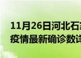 11月26日河北石家庄疫情动态实时及石家庄疫情最新确诊数详情