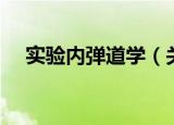 实验内弹道学（关于实验内弹道学介绍）