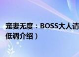 宠妻无度：BOSS大人请低调（关于宠妻无度：BOSS大人请低调介绍）