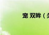 宠 双眸（关于宠 双眸介绍）