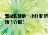 宠婚甜酥酥：小鲜妻 听话！（关于宠婚甜酥酥：小鲜妻 听话！介绍）
