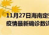 11月27日海南定安疫情新增病例详情及定安疫情最新确诊数详情