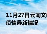11月27日云南文山疫情病例统计及文山新冠疫情最新情况