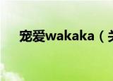 宠爱wakaka（关于宠爱wakaka介绍）