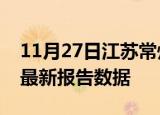 11月27日江苏常州疫情今天最新及常州疫情最新报告数据