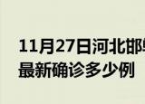 11月27日河北邯郸疫情最新动态及邯郸疫情最新确诊多少例