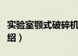 实验室颚式破碎机（关于实验室颚式破碎机介绍）