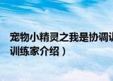 宠物小精灵之我是协调训练家（关于宠物小精灵之我是协调训练家介绍）