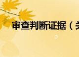 审查判断证据（关于审查判断证据介绍）
