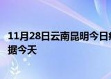 11月28日云南昆明今日疫情最新报告及昆明疫情最新实时数据今天