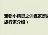 宠物小精灵之训练家是旅行家（关于宠物小精灵之训练家是旅行家介绍）