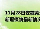 11月28日安徽芜湖今日疫情最新报告及芜湖新冠疫情最新情况