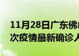 11月28日广东佛山疫情累计多少例及佛山此次疫情最新确诊人数