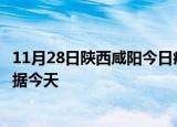 11月28日陕西咸阳今日疫情最新报告及咸阳疫情最新实时数据今天