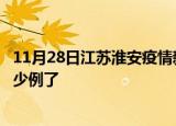 11月28日江苏淮安疫情新增病例详情及淮安疫情今天确定多少例了