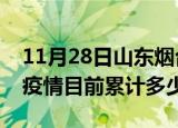 11月28日山东烟台疫情今日数据及烟台最新疫情目前累计多少例