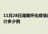 11月28日湖南怀化疫情最新状况今天及怀化最新疫情目前累计多少例