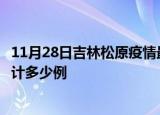 11月28日吉林松原疫情最新状况今天及松原最新疫情目前累计多少例