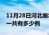 11月28日河北廊坊疫情最新通报及廊坊疫情一共有多少例