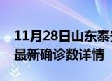 11月28日山东泰安疫情动态实时及泰安疫情最新确诊数详情