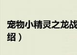 宠物小精灵之龙战（关于宠物小精灵之龙战介绍）
