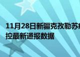 11月28日新疆克孜勒苏疫情实时最新通报及克孜勒苏疫情防控最新通报数据