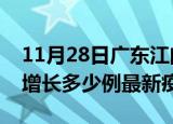 11月28日广东江门最新疫情状况及江门今天增长多少例最新疫情