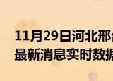 11月29日河北邢台今日疫情详情及邢台疫情最新消息实时数据