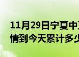 11月29日宁夏中卫疫情新增病例数及中卫疫情到今天累计多少例
