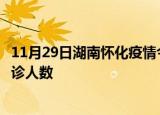 11月29日湖南怀化疫情今天多少例及怀化最新疫情共多少确诊人数