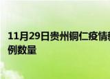 11月29日贵州铜仁疫情新增病例详情及铜仁今日新增确诊病例数量