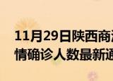11月29日陕西商洛疫情新增多少例及商洛疫情确诊人数最新通报