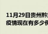 11月29日贵州黔东南疫情最新情况及黔东南疫情现在有多少例